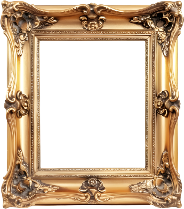 Golden Portrait Frame